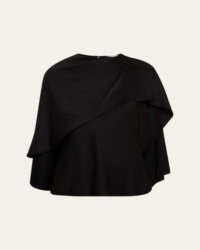 Simkhai Eliora Cape Top In Black