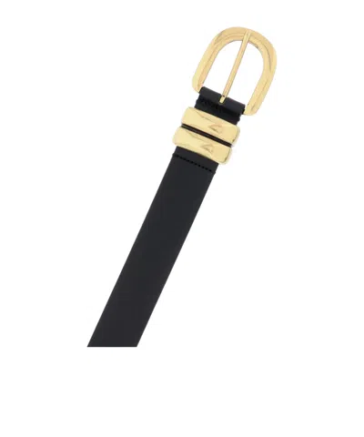 By Malene Birger Buckle Leather Belt In Black