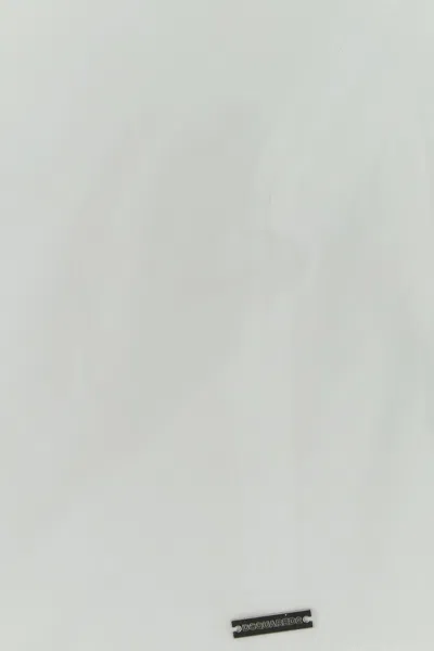 Dsquared2 Bow Detail Cropped Halterneck Sleeveless Top In White