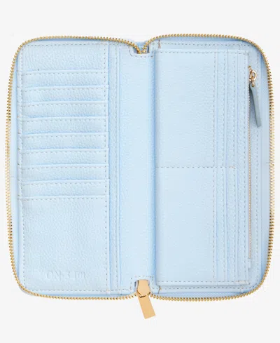 On 34th Angii Solid Zip-around Wallet, Macy's Exclusive