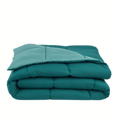 Arch Studio Microfiber Down Alternative Comforter, Twin In Blue