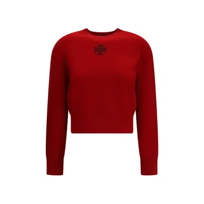 Tory Burch Multicolor Wool Sweatshirt In Red