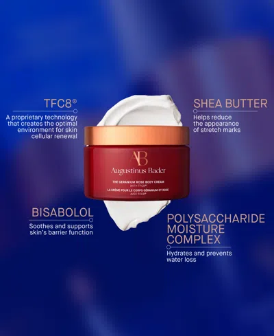 Augustinus Bader The Geranium Rose Body Cream 6.7 Oz. In Transparent