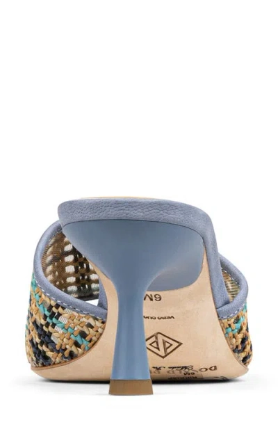 Donald Pliner Raffia Slide Sandal In Multi