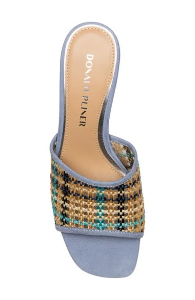 Donald Pliner Raffia Slide Sandal In Multi
