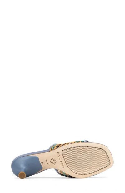 Donald Pliner Raffia Slide Sandal In Multi