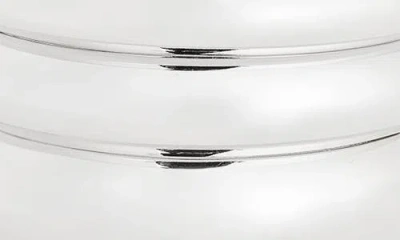 Nordstrom Rack 3-pack Smooth Bangle Set In White