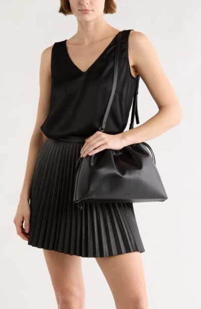 Bcbg Drawstring Clutch In Black
