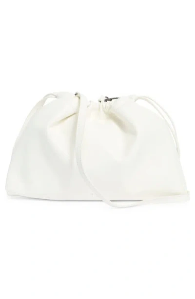 Bcbg Drawstring Clutch In White