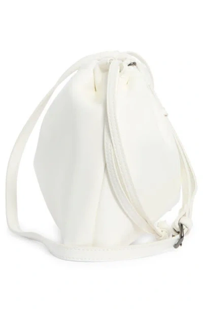 Bcbg Drawstring Clutch In White