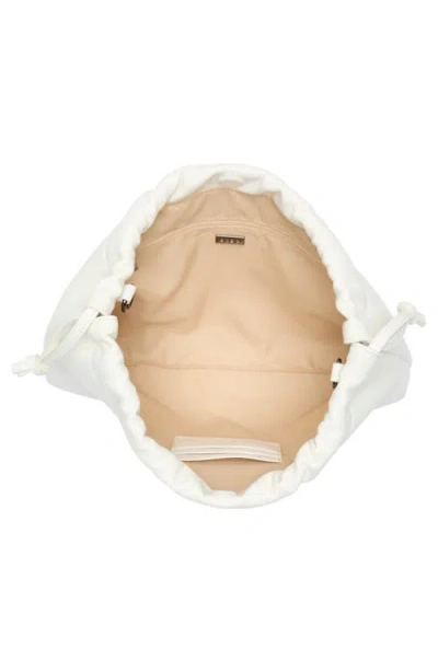 Bcbg Drawstring Clutch In White