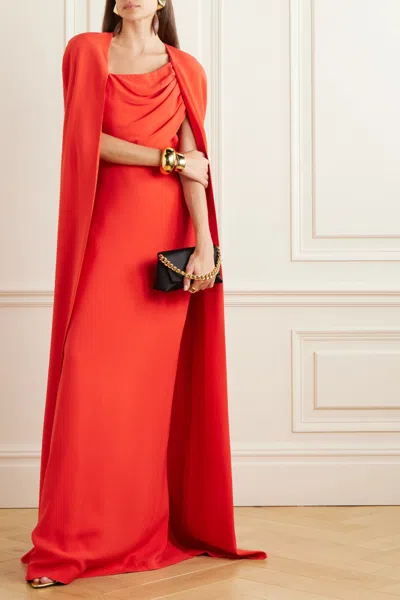 Tom Ford Oversized Shawl In Red