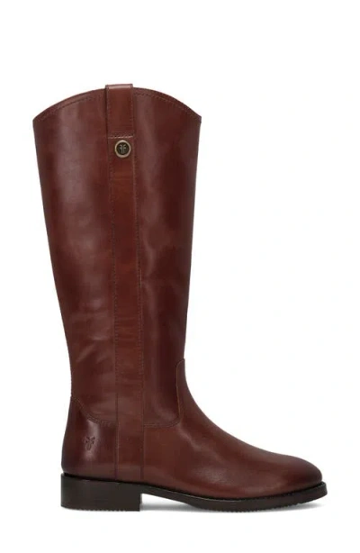 Frye Melissa Button Knee High Riding Boot In Brown