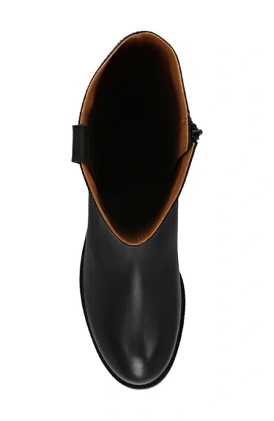 Frye Melissa Button Knee High Riding Boot In Black