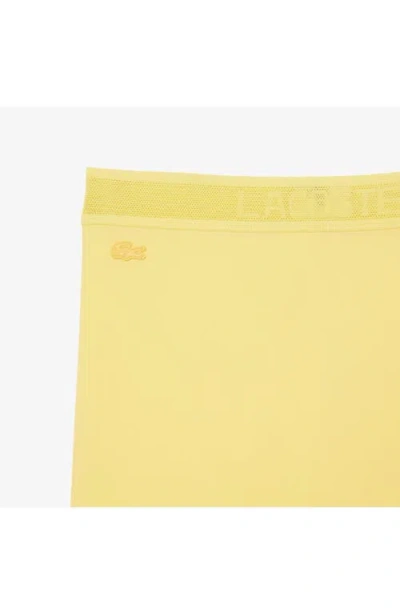 Lacoste Microfiber Boxer Briefs In Yellow