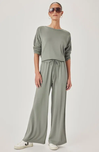 Splendid Jada Drawstring Pants In Green