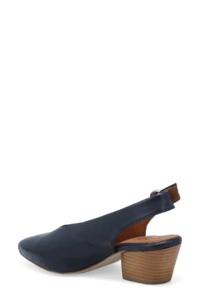 Miz Mooz Haven Slingback Pointed Toe Pump In Blue