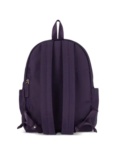 Agnès B. Zip Backpack In Purple