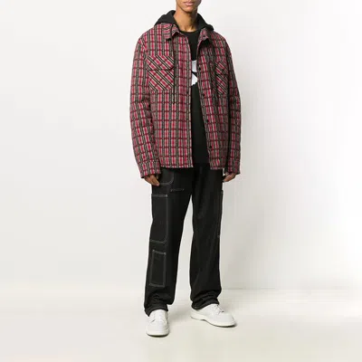 Off-white Padded Shirt With Removable Sweatshirt For Men In Multi