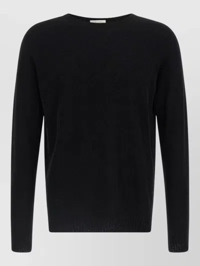 Ma'ry'ya Black Spongy Effect Sweater In Black