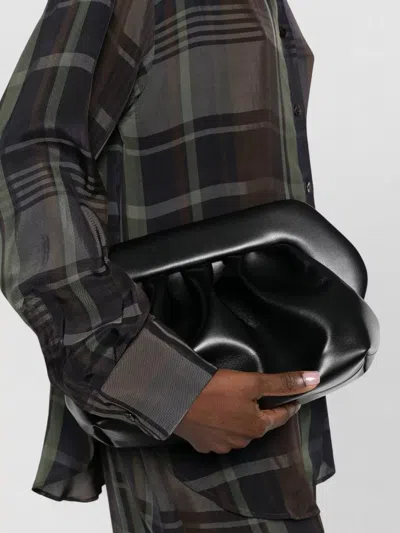 Themoirè Medium Pleated Rectangular Clutch Bag