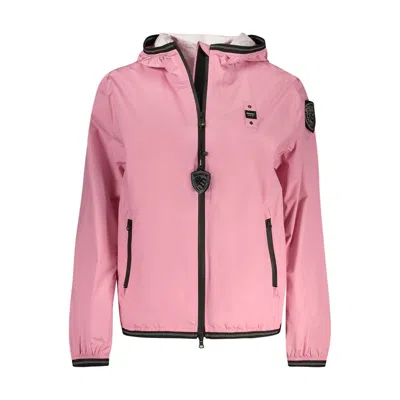 Blauer Pink Elastane Shell Jacket In Pink