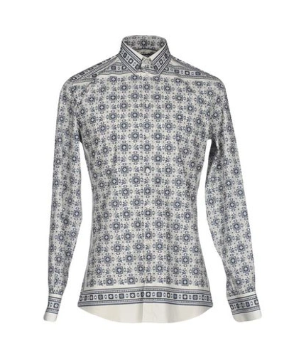 Dolce & Gabbana Shirts In Light Grey