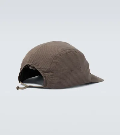 Satisfy Rippy Air Logo Baseball Cap In Brown