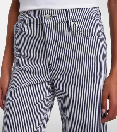 Frame Le Slim Palazzo High Waist Wide Leg Jeans In Gray