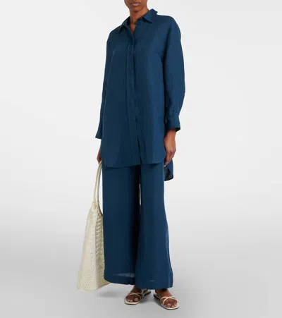 Eres Select Elasticated Trousers In Blue