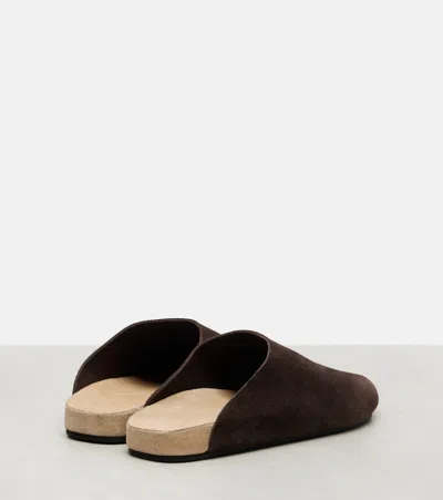 The Row Hudson Two Slip-ons In Brown