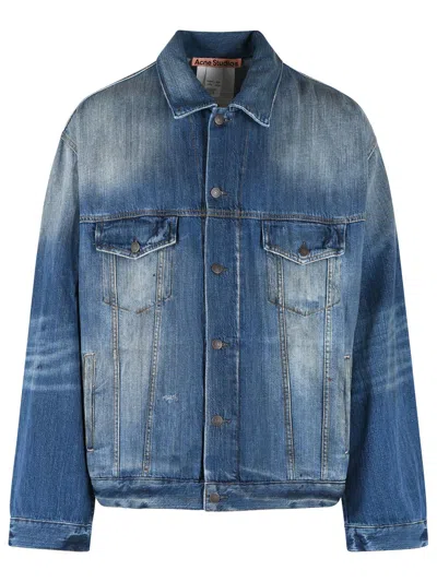 Acne Studios Robert Denim Jacket In Blue