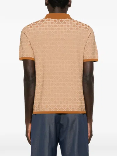 Sandro Patterned Polo Shirt In Multi