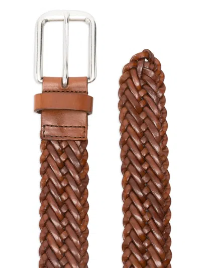 编织皮质腰带