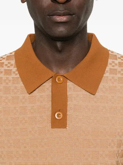 Sandro Patterned Polo Shirt In Multi