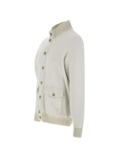 RIBBED TRIM FLAP POCKETS JACKET
