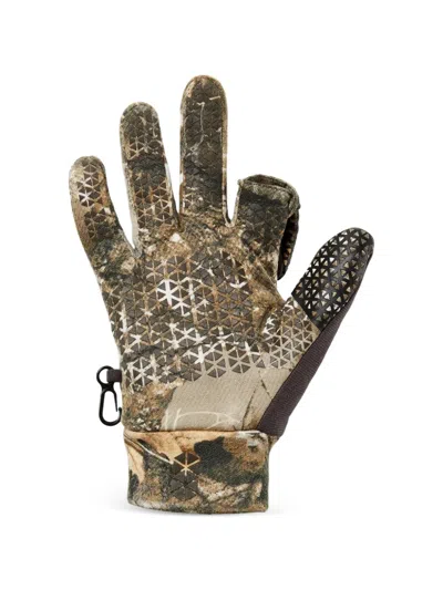 Under Armour Printed Camo Gloves In Multi