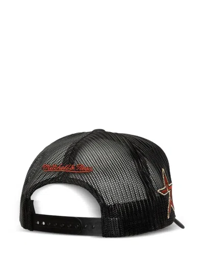 Mitchell & Ness Mlb Cooperstown Script Trucker Cap In Black