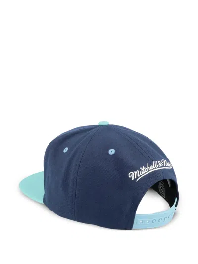 Mitchell & Ness Transcript Snapback Cap In Blue