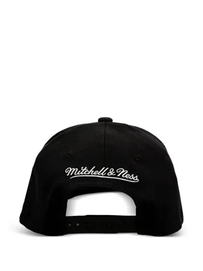 Mitchell & Ness Nba Team Script 2.0 Stretch Snapback Cap In Black