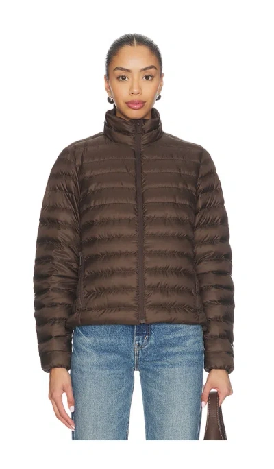 Canada Goose Brown Aethera Hoodie Down Jacket In Brown