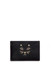 CHARLOTTE OLYMPIA 'Feline' cat face leather card holder