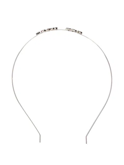 Redv Lettering Headband In Silver