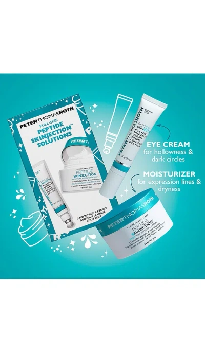 Peter Thomas Roth 2-pc. Peptide Skinjection Gift Set In Transparent