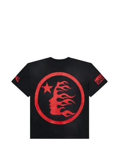 Hellstar Beat Us! T-shirt In Black