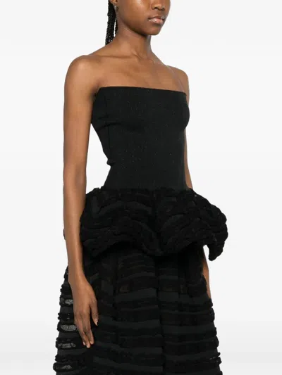 Cfcl Ruffled Top In Black