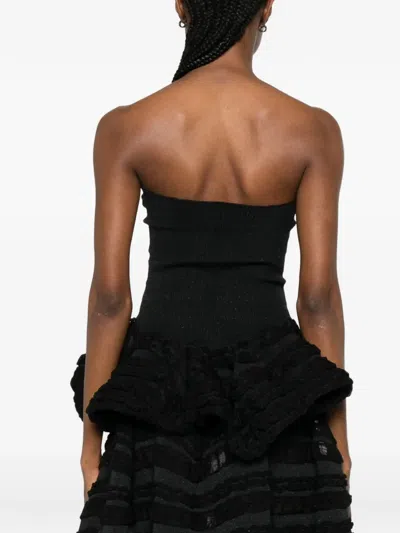 Cfcl Ruffled Top In Black
