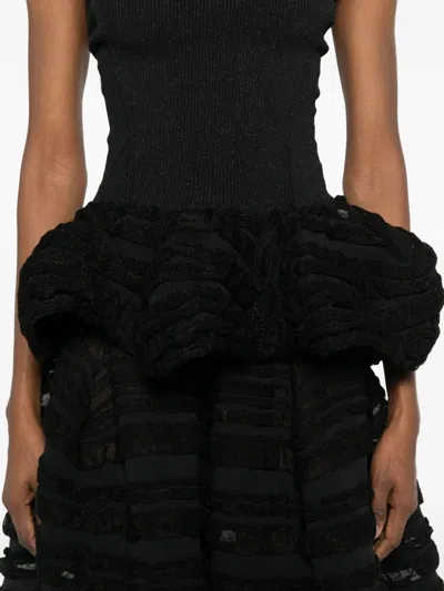 Cfcl Ruffled Top In Black
