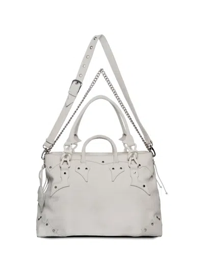 Protémoa Studded Tote Bag In White