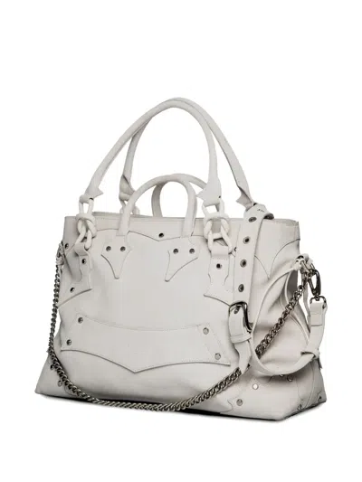 Protémoa Studded Tote Bag In White